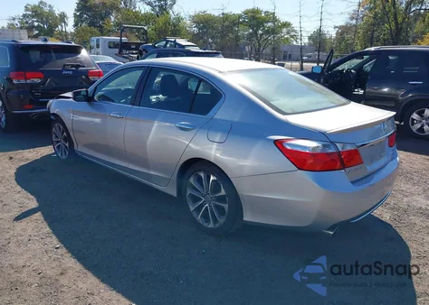 2013 Honda Accord Sport из США, поврежденный, VIN 1HGCR2F50DA006853